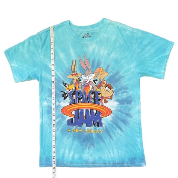 Tie Dye Space Jam New Lagacy Tee Shirt (S) - Picture 5 of 7